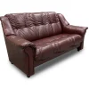 Soffa 3-sits oxblod 178 cm - Rom