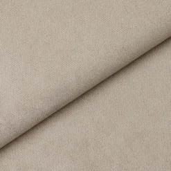 Soffa svängd 235 cm beige klädsel - Gustaf