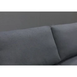 Soffa u-soffa 309 cm mörkgrått tyg - Solna