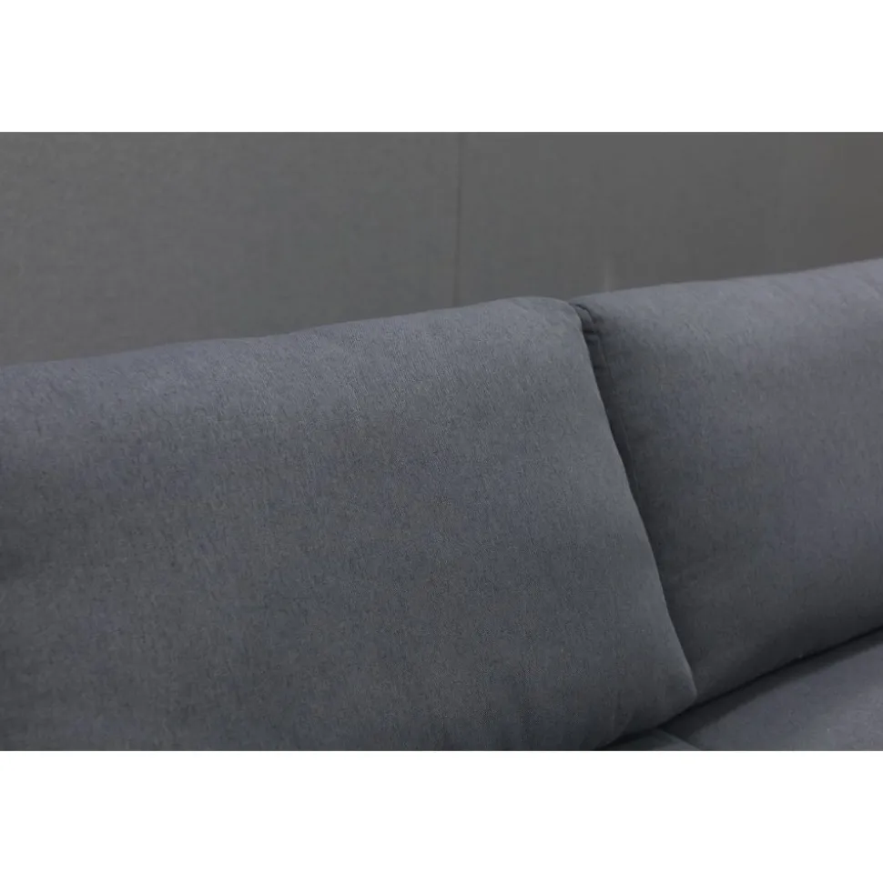 Soffa u-soffa 309 cm mörkgrått tyg - Solna