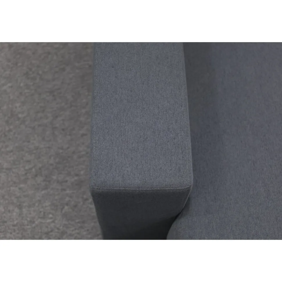 Soffa u-soffa 309 cm mörkgrått tyg - Solna