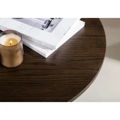 Soffbord Ø80 cm mocka - Olivia