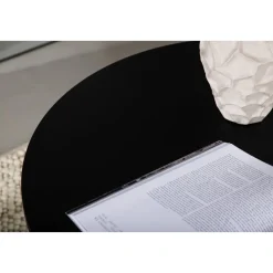 Soffbord Ø80 cm svart - Olivia