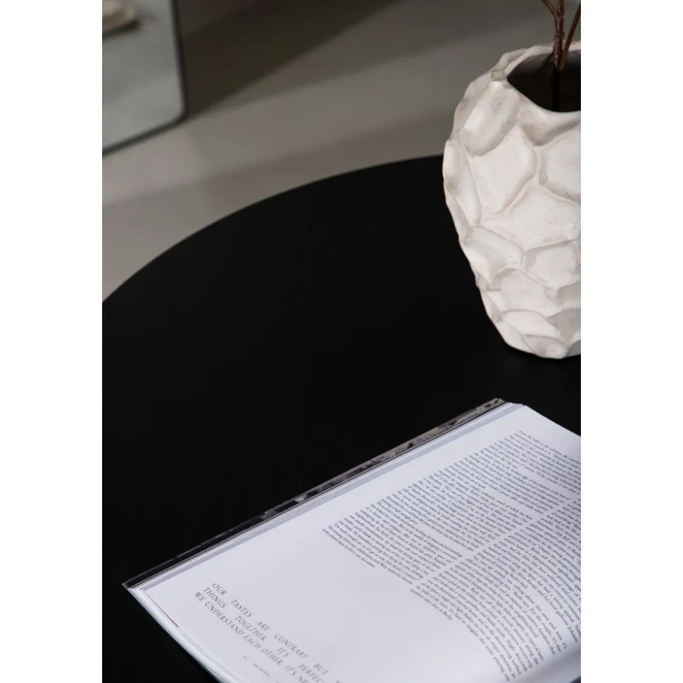 Soffbord Ø80 cm svart - Olivia