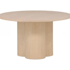 Soffbord Ø80 cm whitewash - Olivia
