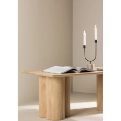 Soffbord 120 x 60 cm whitewash - Olivia