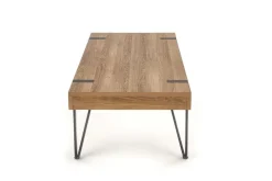 Soffbord med lådor Valnöt/svart - Nevil