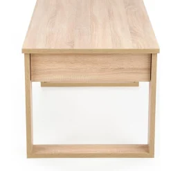 Soffbord med lådor 110x 60 cm ljus ek + Möbeltassar