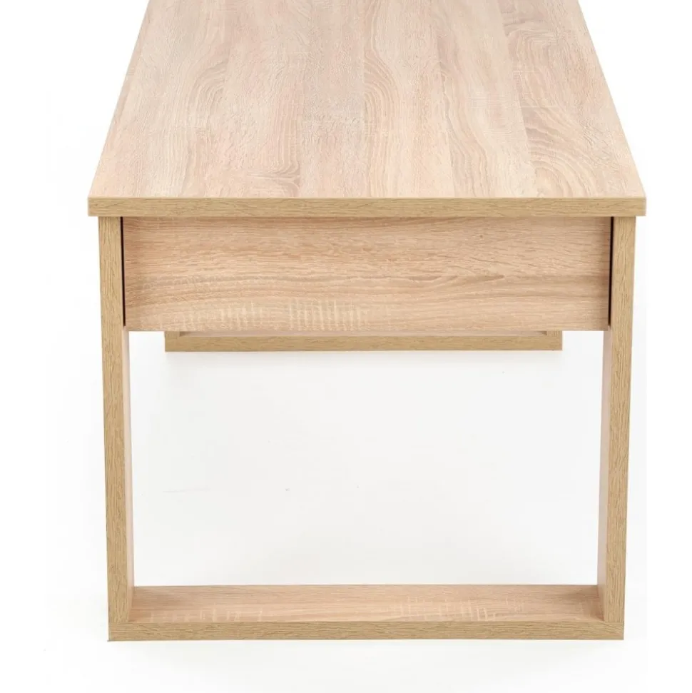 Soffbord med lådor 110x 60 cm ljus ek