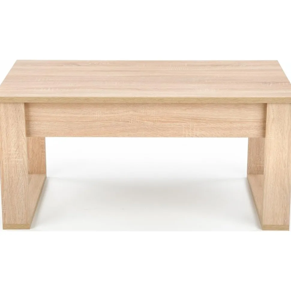 Soffbord med lådor 110x 60 cm ljus ek