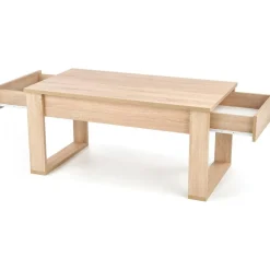 Soffbord med lådor 110x 60 cm ljus ek