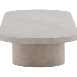 Soffbord Narvik 190 cm - Beige + Möbeltassar