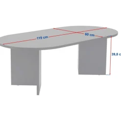 Soffbord Sable Travertin - 119 x 60 cm