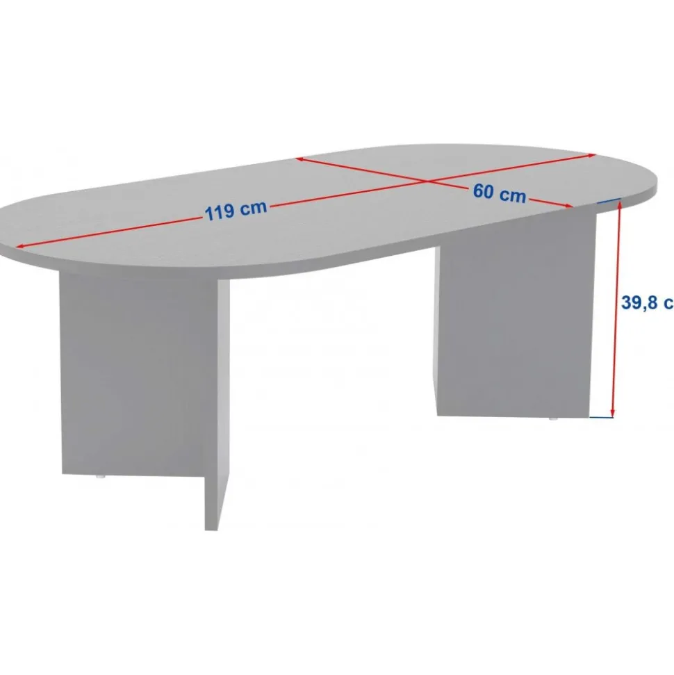 Soffbord Sable Travertin - 119 x 60 cm