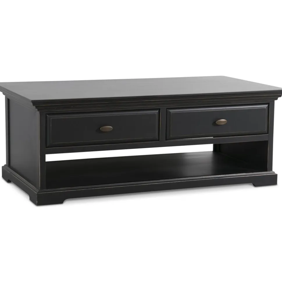 Soffbord med förvaring 130 x 70 cm + Fläckborttagare för möbler