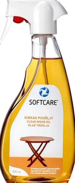 Softcare träolja klar 500 ml spray