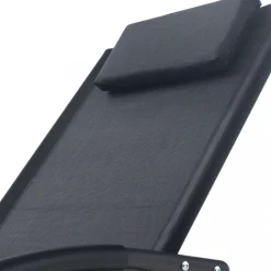 Solstol med gungfunktion - Svart