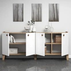 Somero skänk - Ek/vit