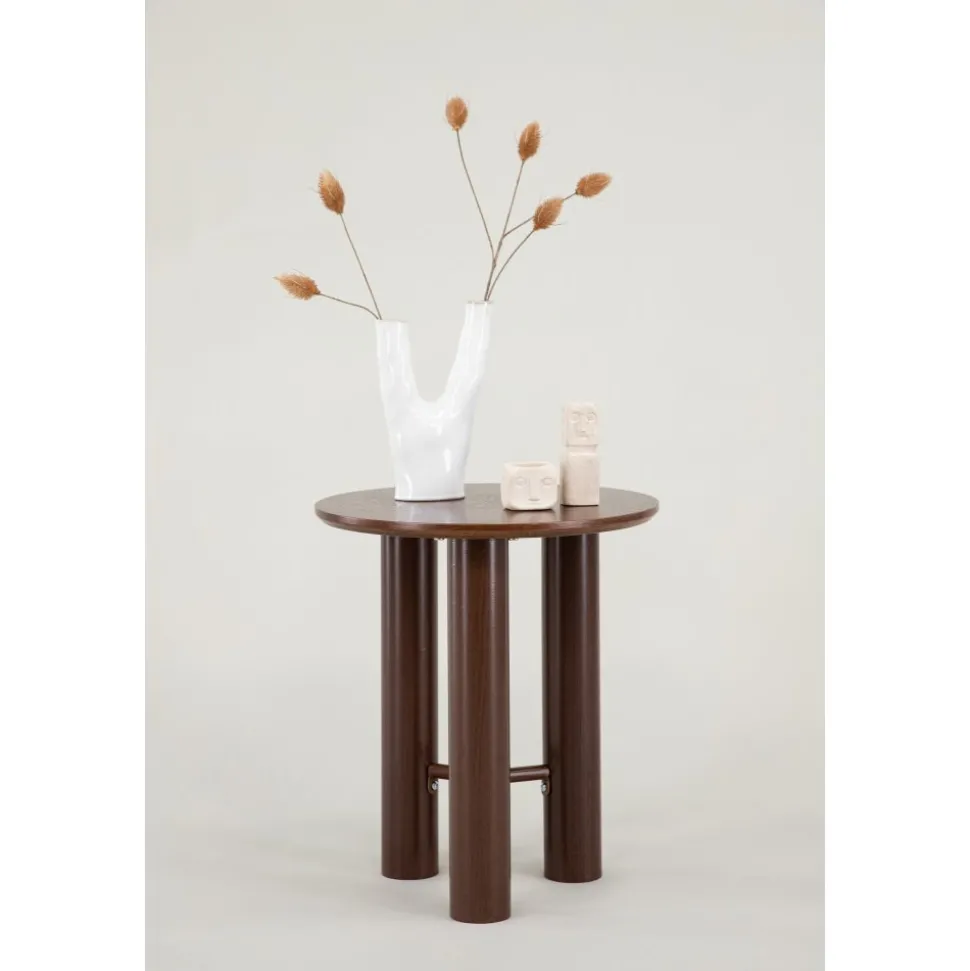 Sotenäs sidobord Ø44 cm - Brun