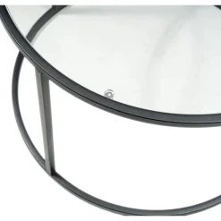 Spree soffbord Ø60 cm - Svart