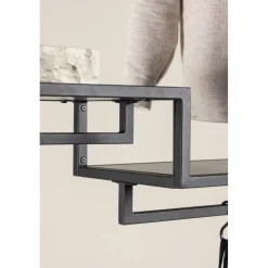 Staal klädhängare - Svart