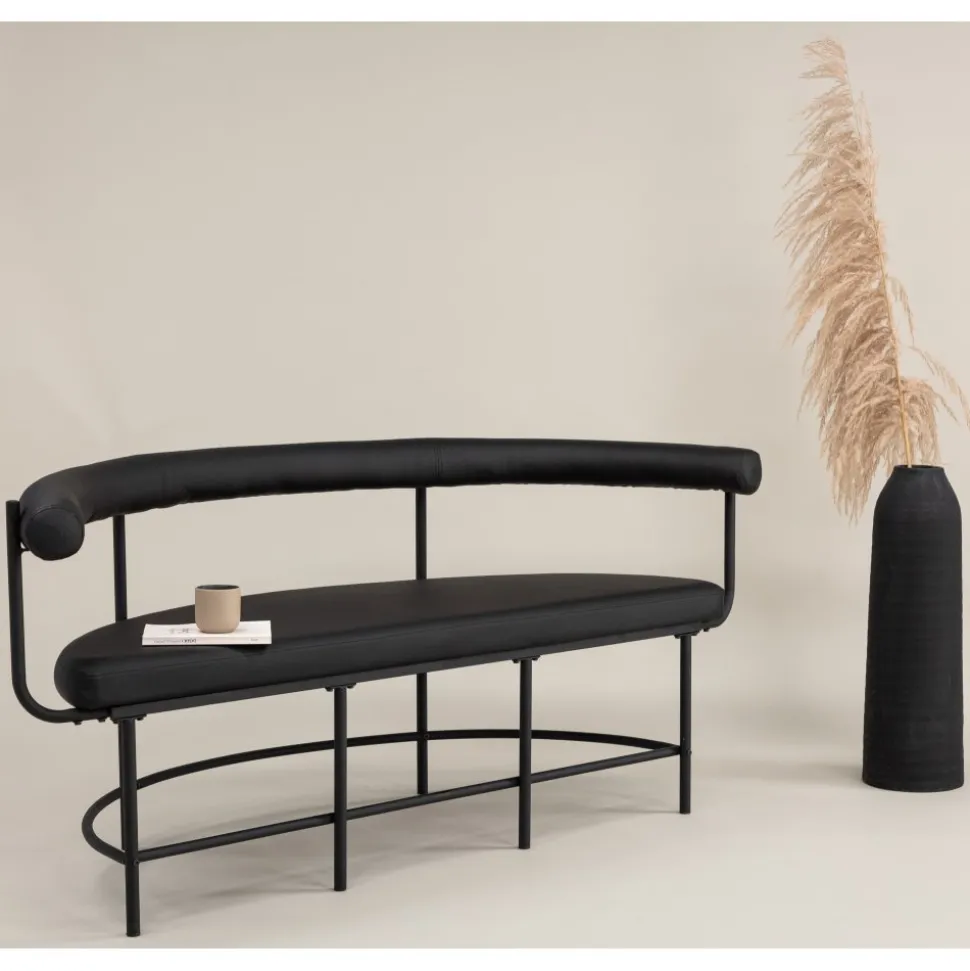 Stallhagen x Josefin Lustig sittbänk - Svart PU