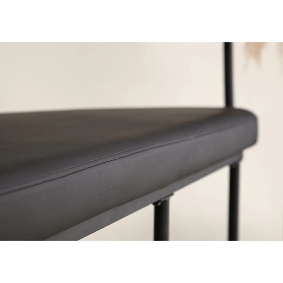 Stallhagen x Josefin Lustig sittbänk - Svart PU