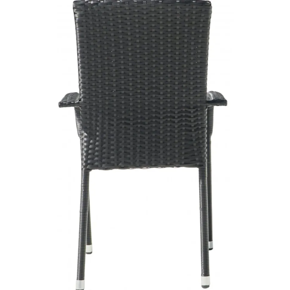 Stapelbar utestol med dyna