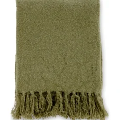 Sten pläd 130x170 cm - Grön