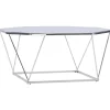 Österlen soffbord 100 x 100 cm - Silver