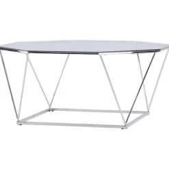 Österlen soffbord 100 x 100 cm - Silver