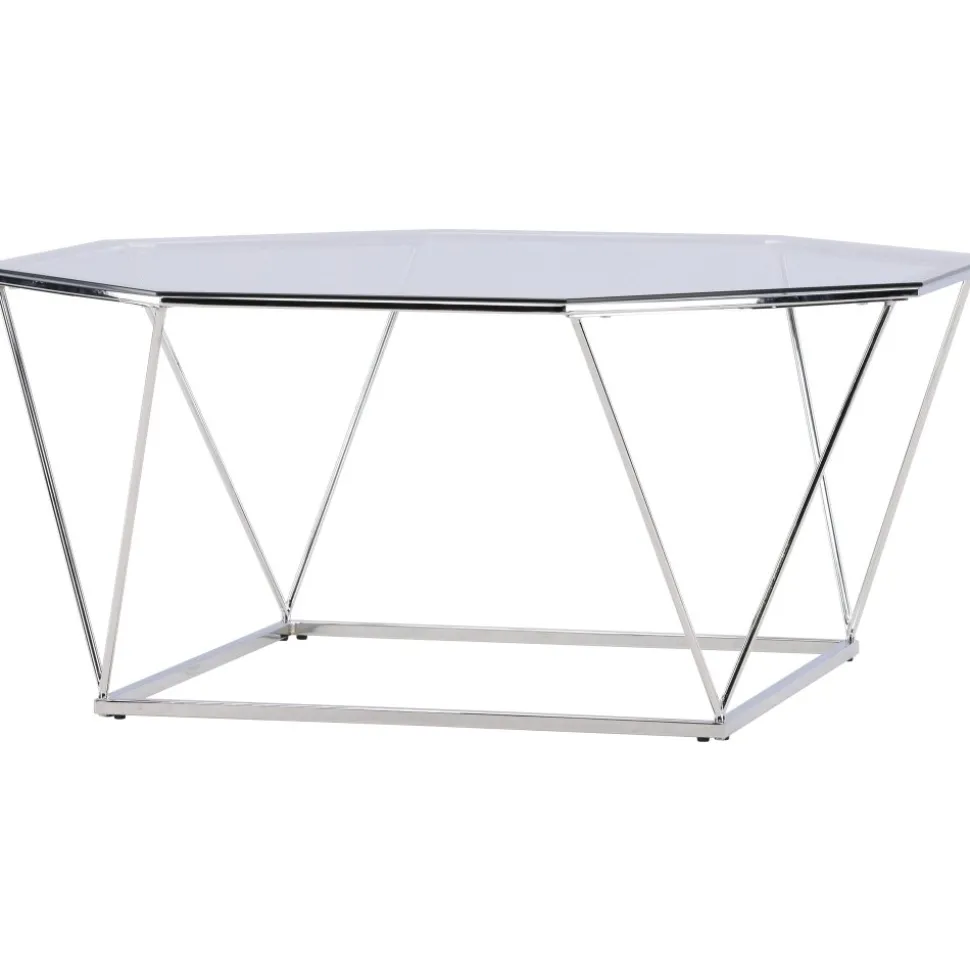 Österlen soffbord 100 x 100 cm - Silver