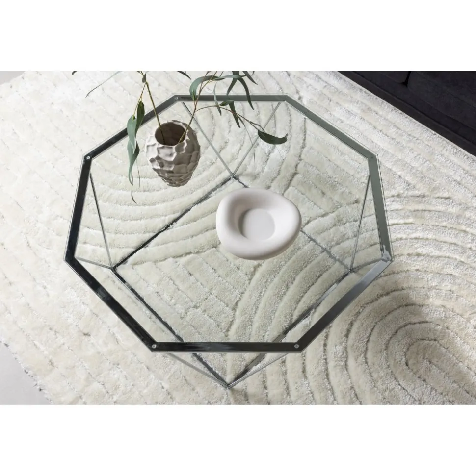 Österlen soffbord 100 x 100 cm - Silver