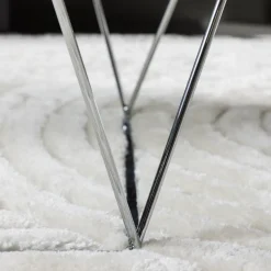 Österlen soffbord 100 x 100 cm - Silver