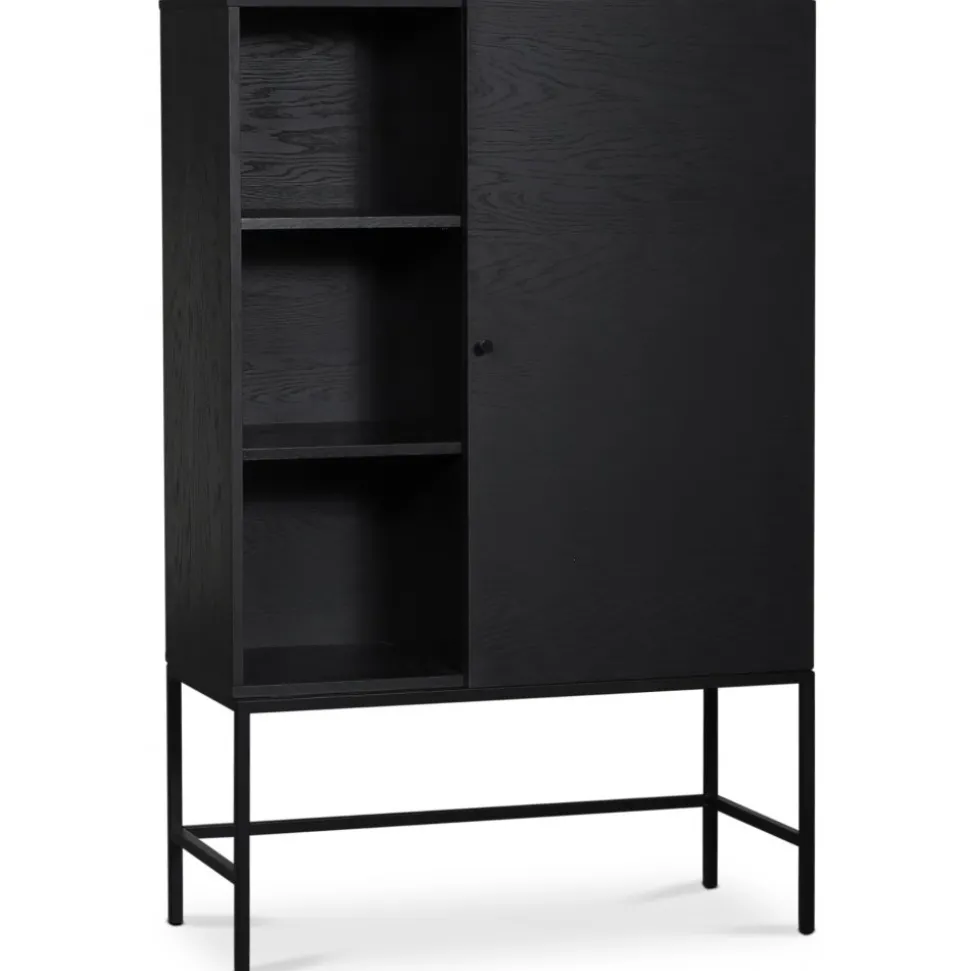 Stilo V.2 skåp i svartbetsad ek