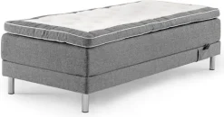 Ställbar dubbelsäng Sence 5-zons 2x90 cm - Valfri färg + Möbeltassar