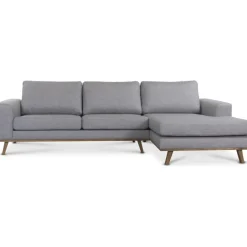 Stockholm Divansoffa Grå/Ek - Höger + Fläckborttagare för möbler