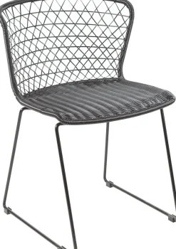 Stol - Svart konstrotting