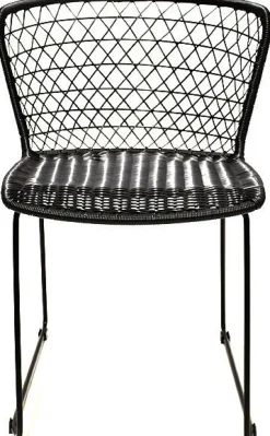 Stol - Svart konstrotting