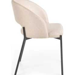 Stol beige med svarta ben - Cadeira + Textilrengöring för möbler