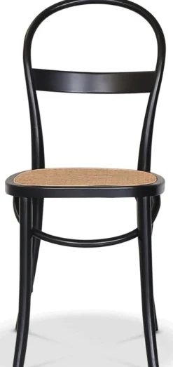 Stol i böjträ med rotting sits + Möbeltassar