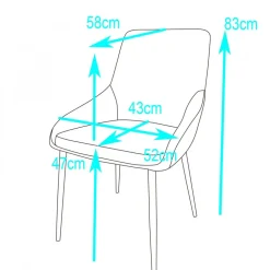 Stol i grått tyg - Carisma + Textilrengöring för möbler