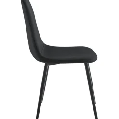 Stol i svart sammet - Carisma + Textilrengöring för möbler