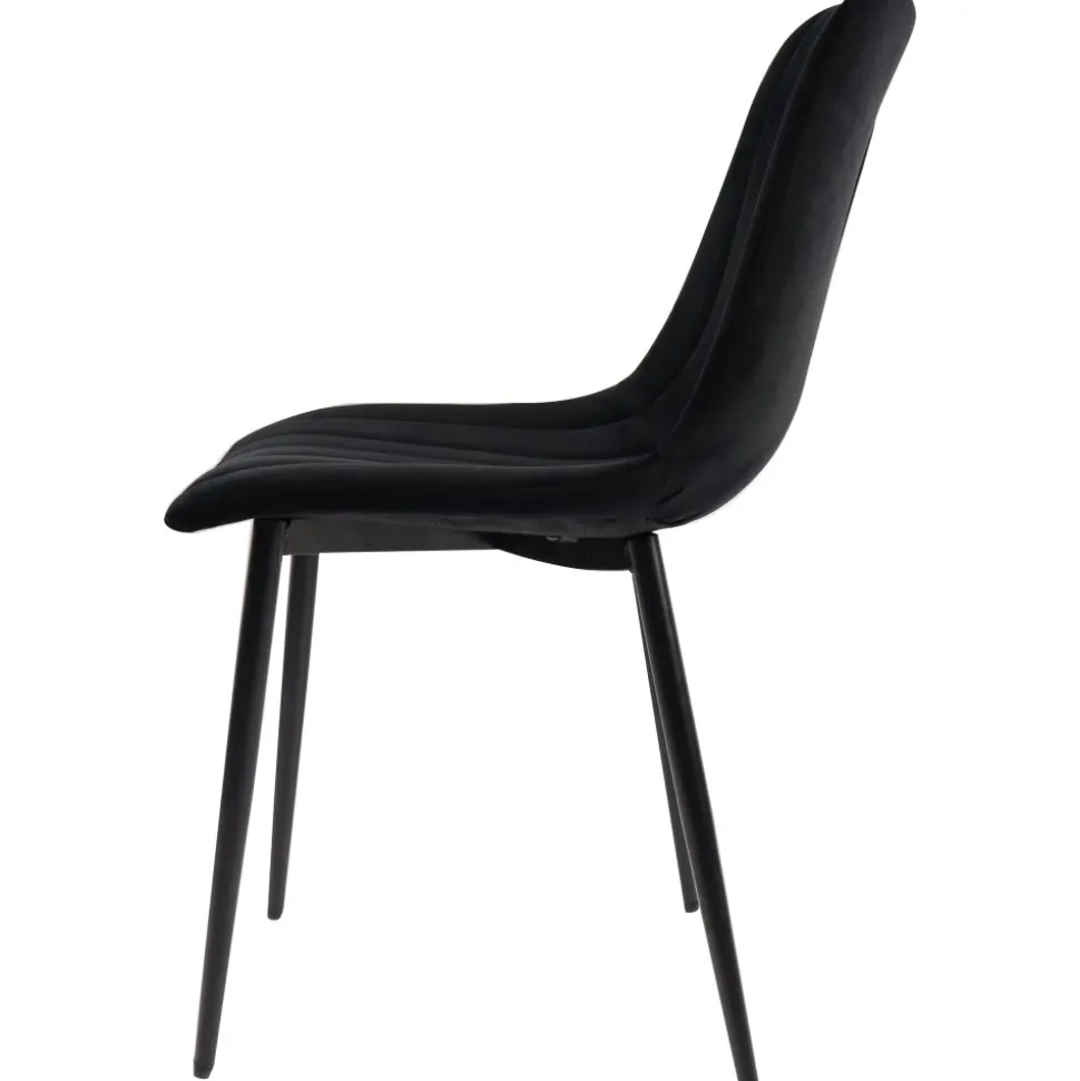 Stol i svart sammet - Kayla