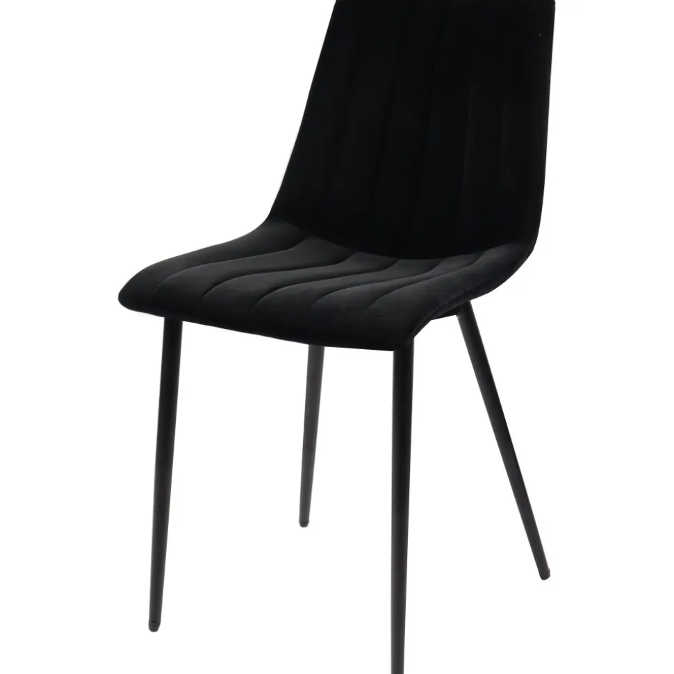 Stol i svart sammet - Kayla