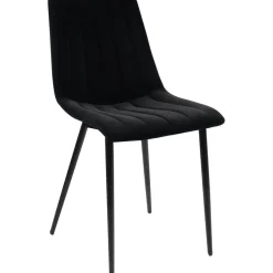 Stol i svart sammet - Kayla + Textilrengöring för möbler