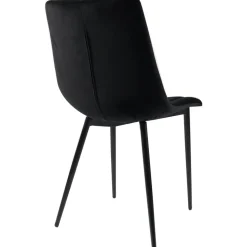 Stol i svart sammet - Kayla + Textilrengöring för möbler