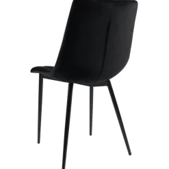 Stol i svart sammet - Kayla + Textilrengöring för möbler