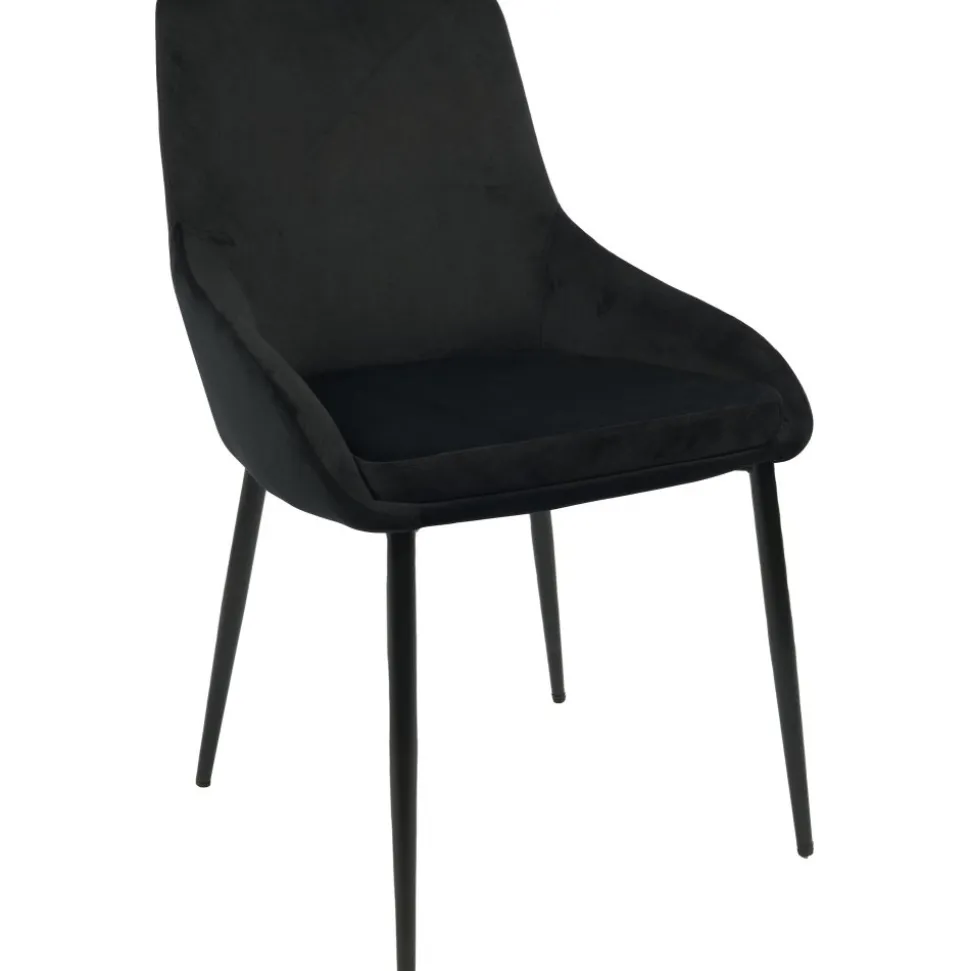 Stol i svart sammet - Theo