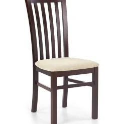 Stol i valnöt / Beige sits